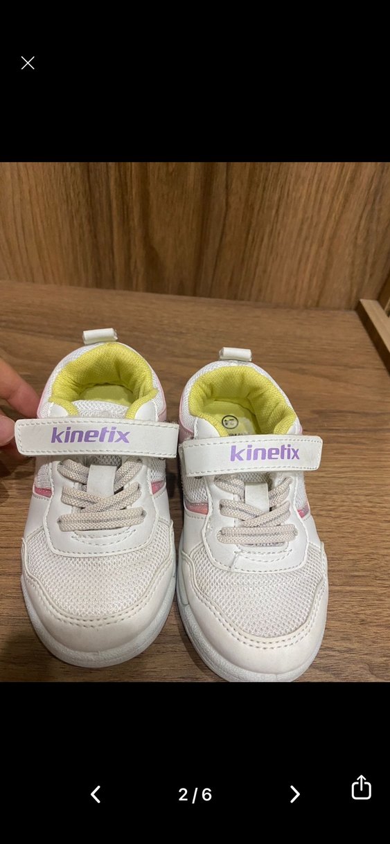 Kız Çocuk Beyaz Bağcıklı Sneaker - Görsel 2