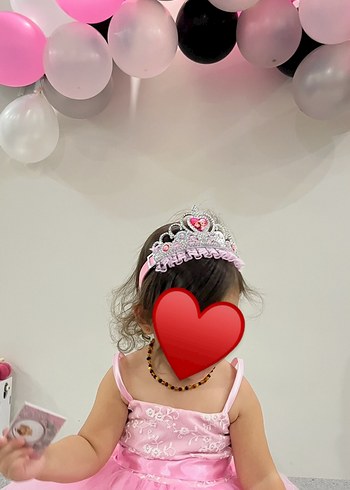 Dantel Detaylı Pembe Kız Çocuk Elbise - Görsel 2