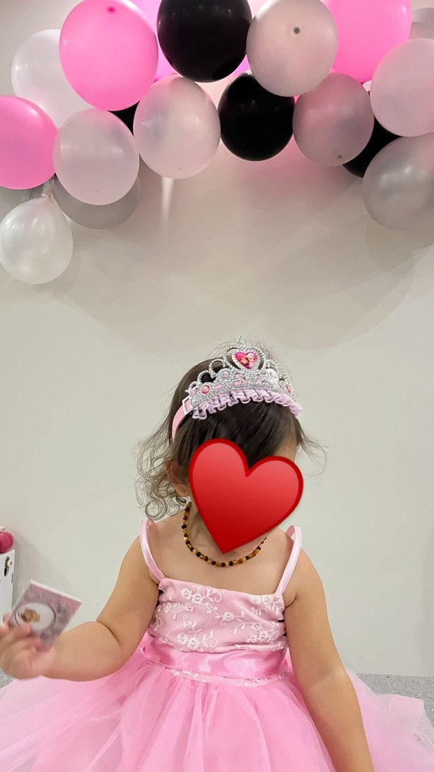 Dantel Detaylı Pembe Kız Çocuk Elbise - Görsel 2