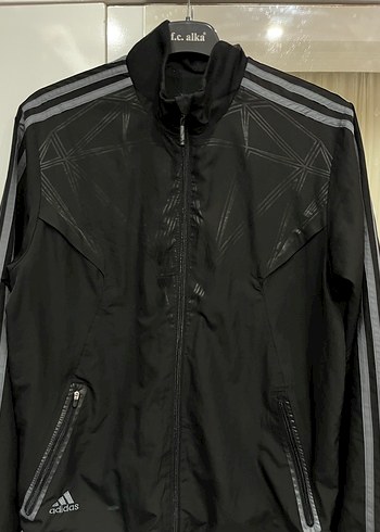 Siyah Fermuarlı Kadın Spor Ceket - Görsel 2