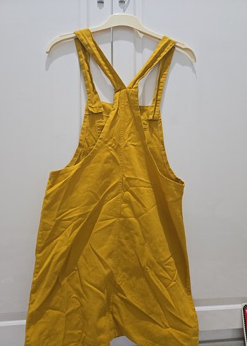 Sarı Midi Kısa Tulum - Görsel 3