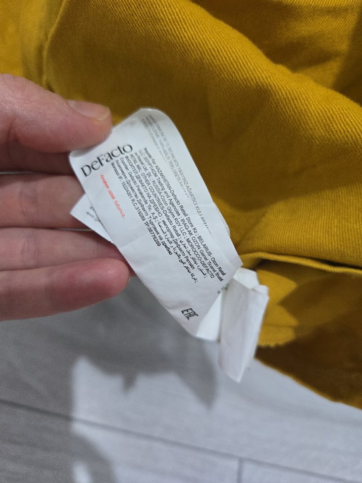 Sarı Midi Kısa Tulum - Görsel 2