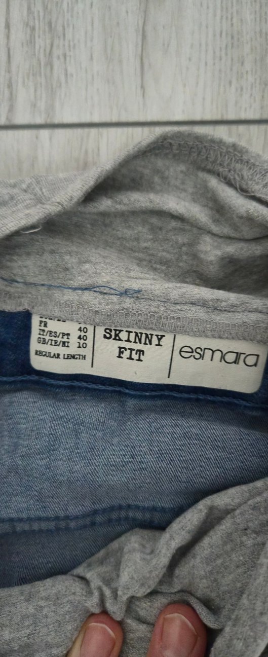 Gri Bel Destekli Hamile Kot Pantolon - Görsel 3