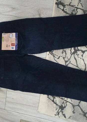 Gri Bel Destekli Hamile Kot Pantolon - Görsel 3