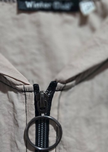 Bej Kadın Uzun Keten Ceket - Görsel 2