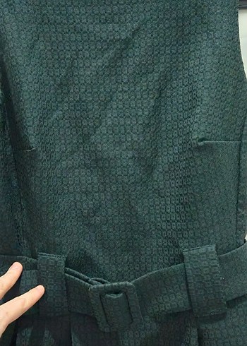 AdL jakarlı/ dokulu Elbise - Görsel 5