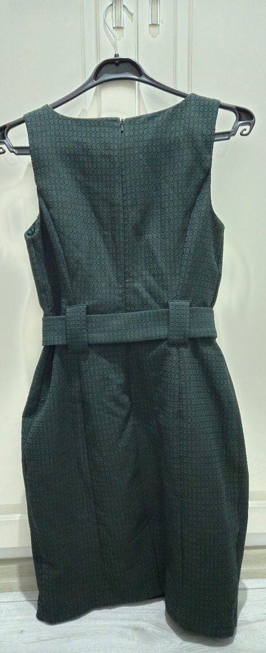 AdL jakarlı/ dokulu Elbise - Görsel 4