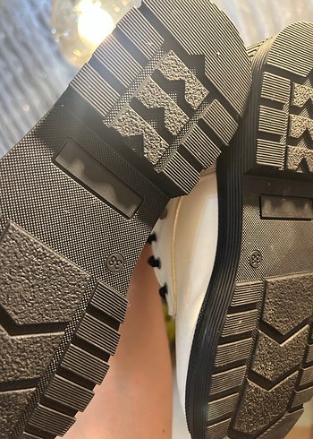 Gerçek Deri Beyaz Bot - Görsel 4