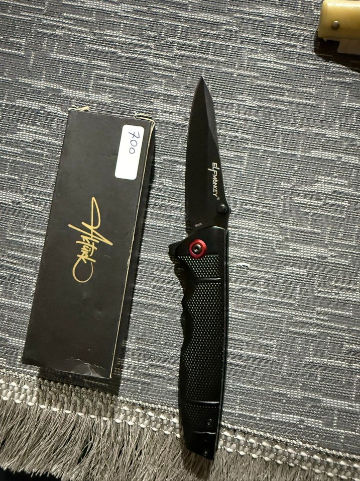 ELFMONKEY Siyah Katlanır Bıçak - Görsel 3