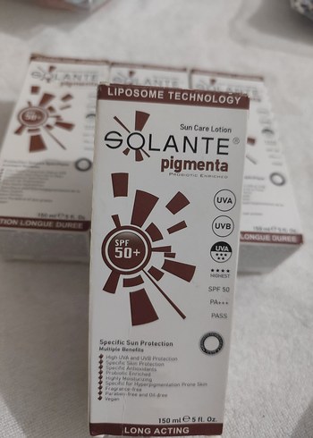 Pigmenta Güneş Koruyucu Solante güneş kremi SPF 50+ 150 ml - Görsel 2