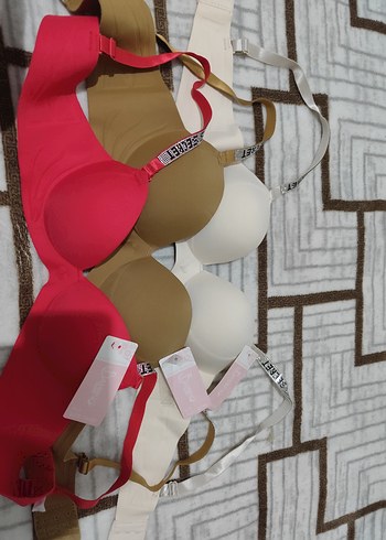 Pembe ve Gri Mini Spor Sütyenler - Görsel 4