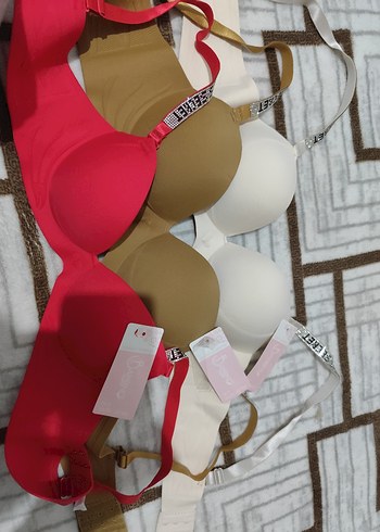 Pembe ve Gri Mini Spor Sütyenler - Görsel 3