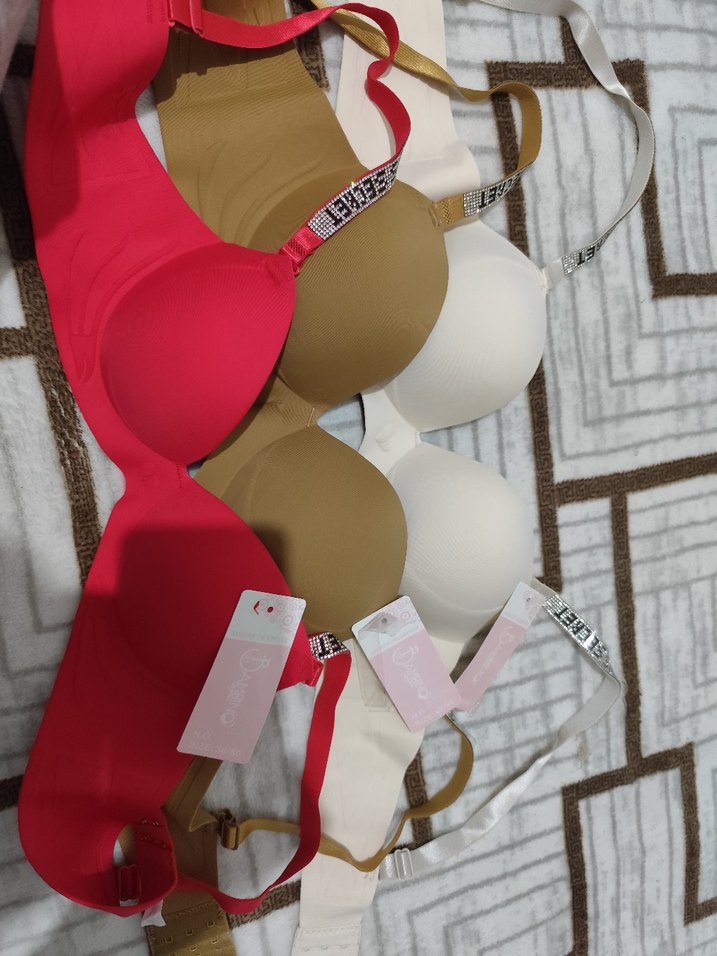 Pembe ve Gri Mini Spor Sütyenler - Görsel 5