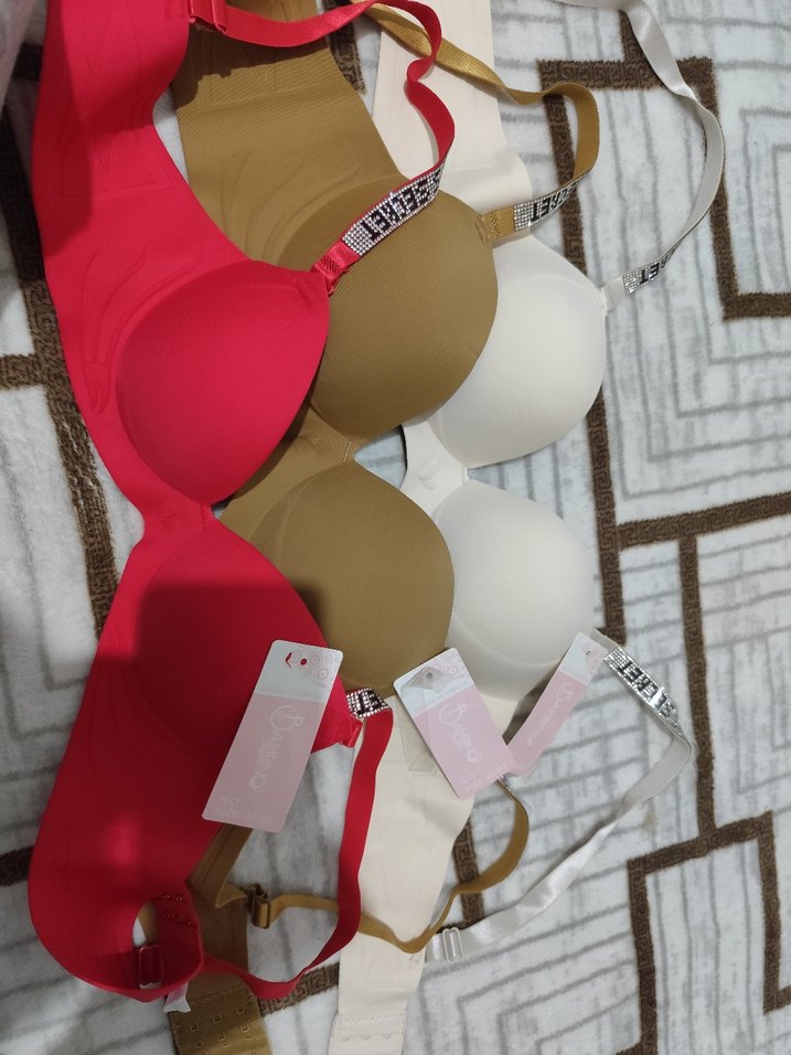 Pembe ve Gri Mini Spor Sütyenler - Görsel 3