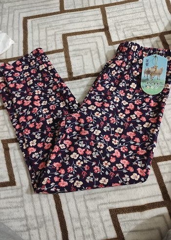 Çiçek Desenli Renkli Kadın eşofman Polarlı - Görsel 4