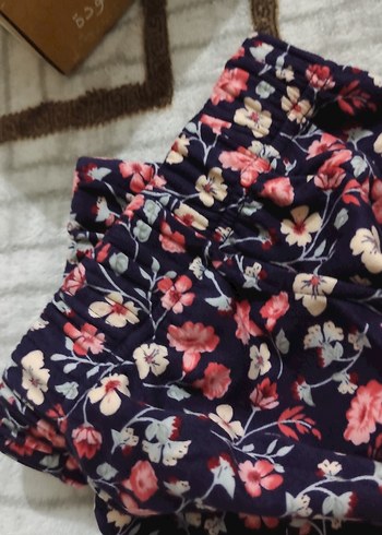 Çiçek Desenli Renkli Kadın eşofman Polarlı - Görsel 3