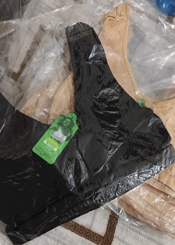 Siyah Düz Midi Spor Sütyeni - Görsel 2