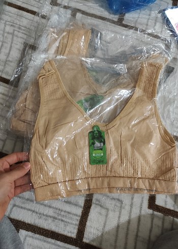 Siyah Düz Midi Spor Sütyeni - Görsel 5