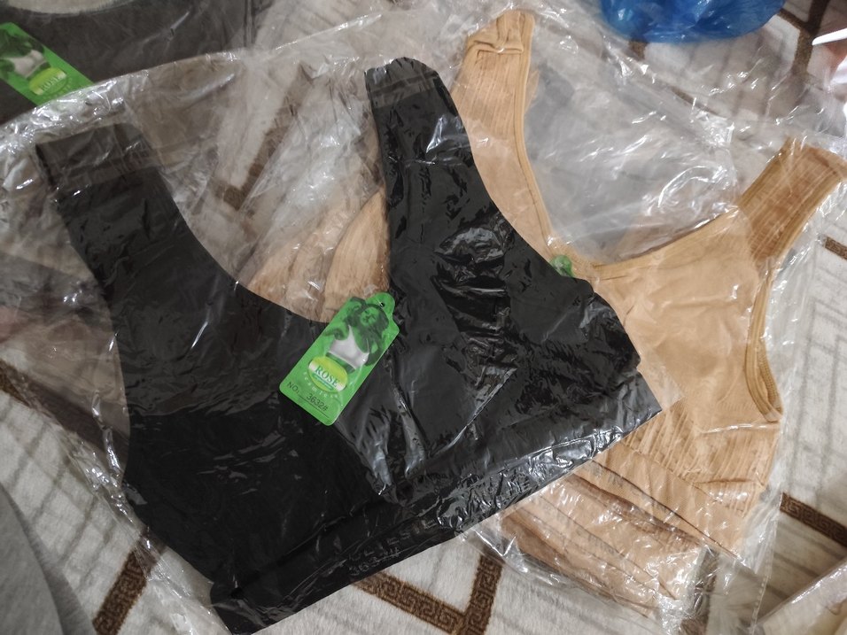 Siyah Düz Midi Spor Sütyeni - Görsel 2