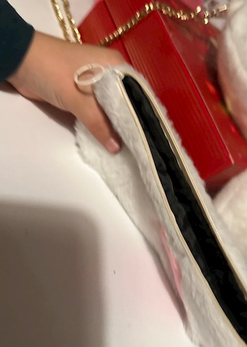 Beyaz Peluş Kedi Aksesuarı - Görsel 6