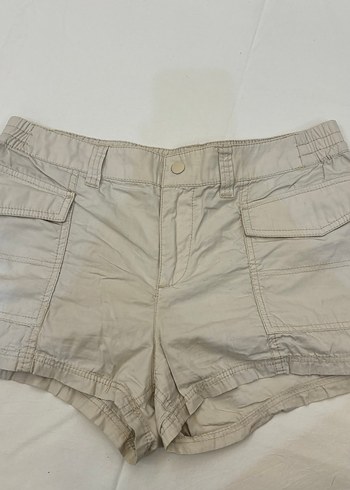 Bej Mini Şort - Görsel 2