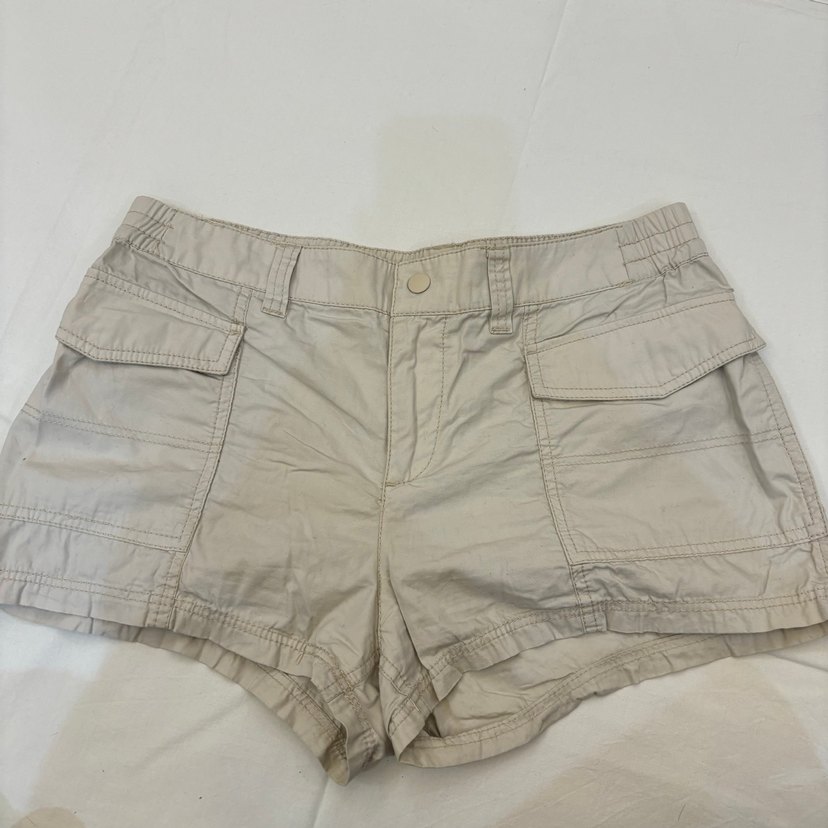 Bej Mini Şort - Görsel 2