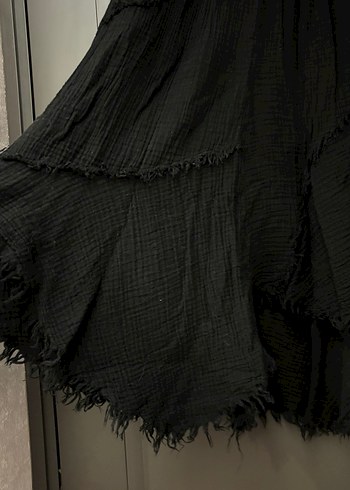 Siyah Keten Etek - Görsel 3