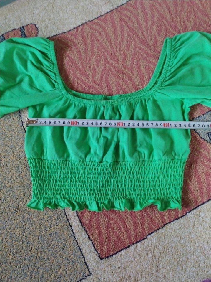 Yeşil Fairycore Bluz - Görsel 3