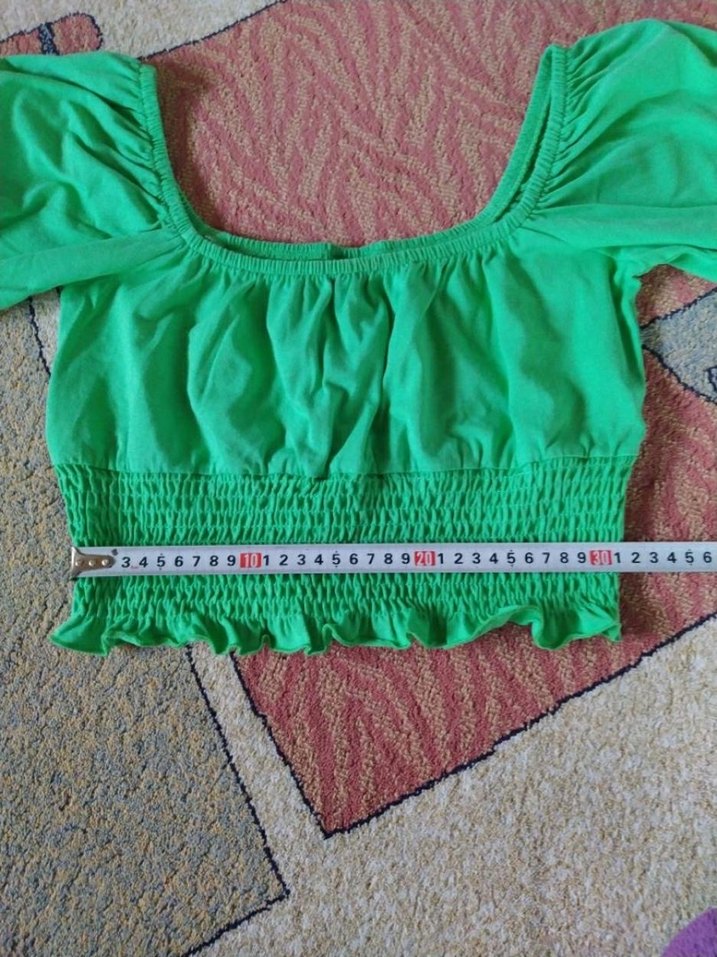 Yeşil Fairycore Bluz - Görsel 2