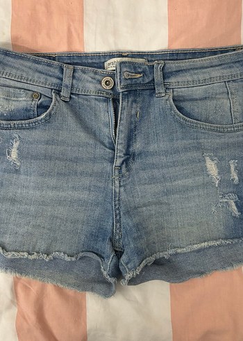 Vintage Kot Şort - Görsel 2