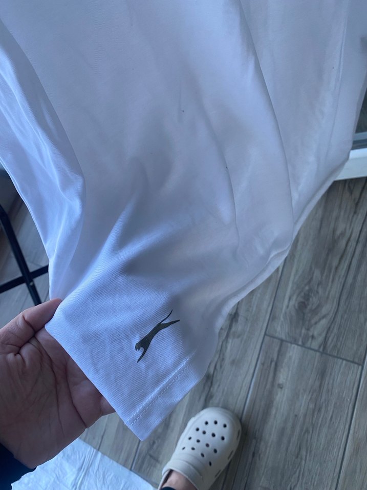 Beyaz Erkek Kısa Kollu Basic Tişört - Görsel 3