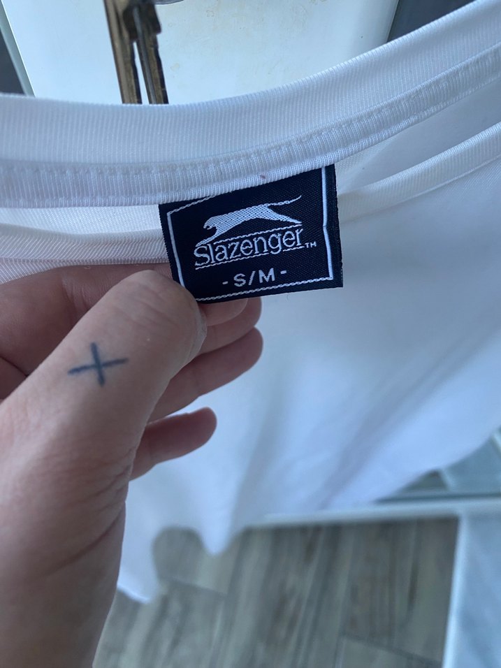 Beyaz Erkek Kısa Kollu Basic Tişört - Görsel 2