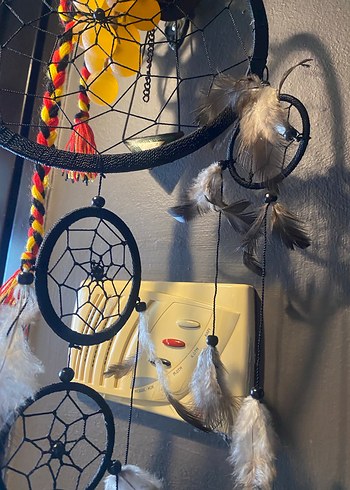 Renkli Tüy Detaylı Rüya Kapanı - Görsel 2