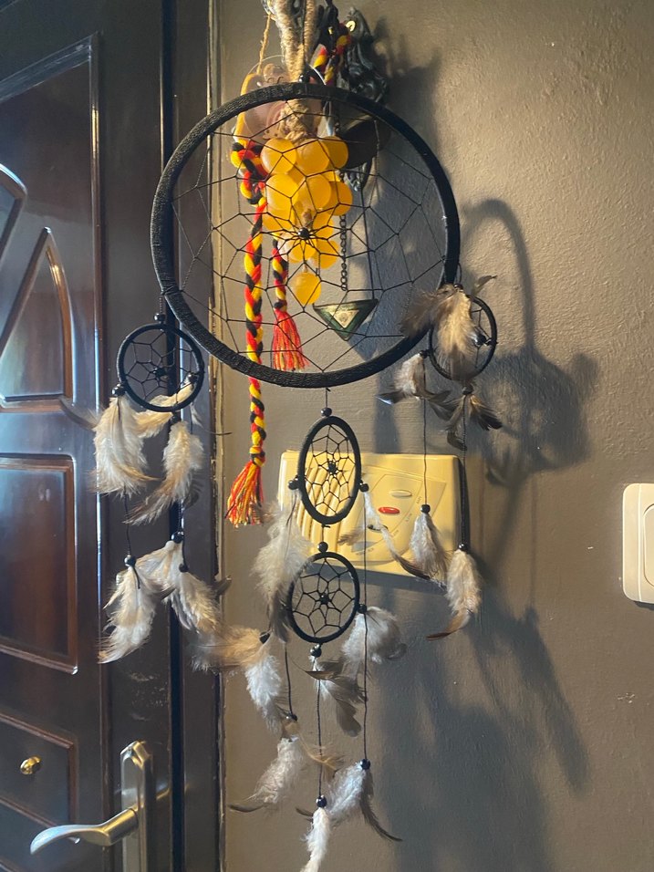 Renkli Tüy Detaylı Rüya Kapanı - Görsel 4