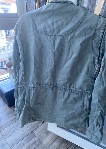 Uzun Kollu, Düğmeli Kadın Erkek Ceket - Görsel 5