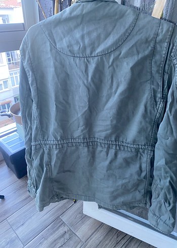 Uzun Kollu, Düğmeli Kadın Erkek Ceket - Görsel 4