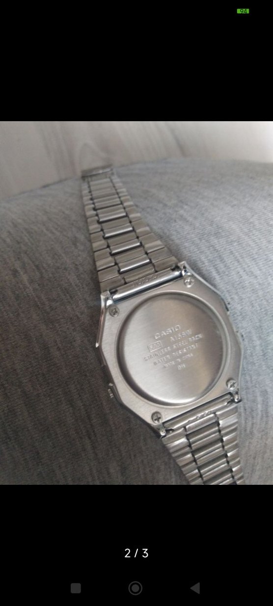 Gri Klasik Casio Kadın Kol Saati - Görsel 2