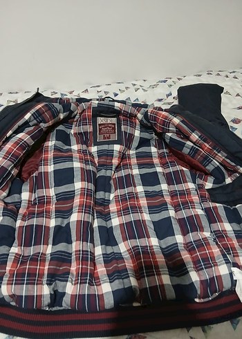 Kapüşonlu Lacivert Erkek Mont - Görsel 3