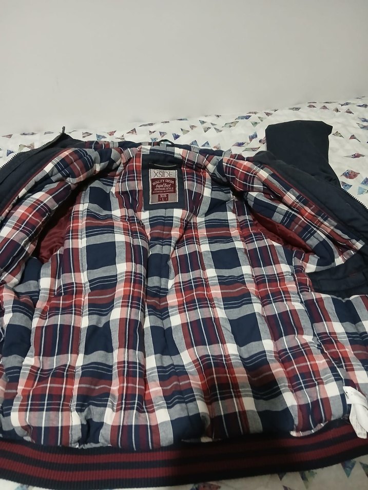 Kapüşonlu Lacivert Erkek Mont - Görsel 3