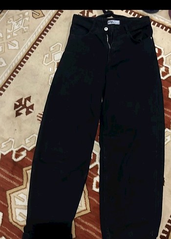 Siyah baggy jean - Görsel 4