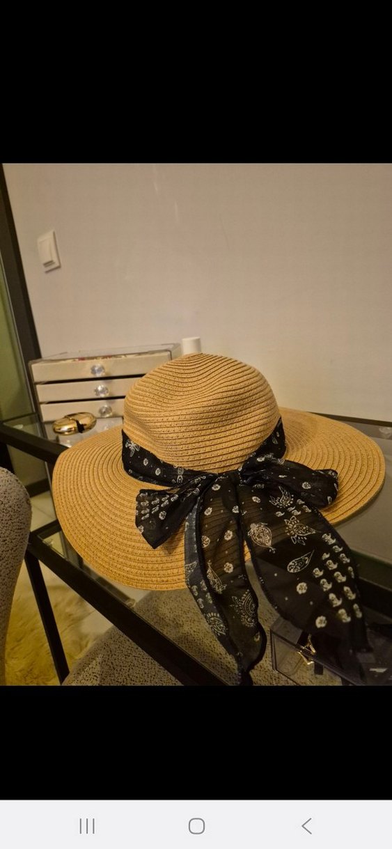 Kahverengi Fiyonk Detaylı Bohem Kadın Şapka - Görsel 2