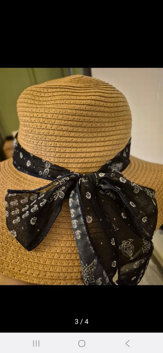 Kahverengi Fiyonk Detaylı Bohem Kadın Şapka - Görsel 3