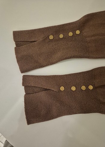 Kadın Kahverengi Balıkçı Yaka Kazak - Görsel 3