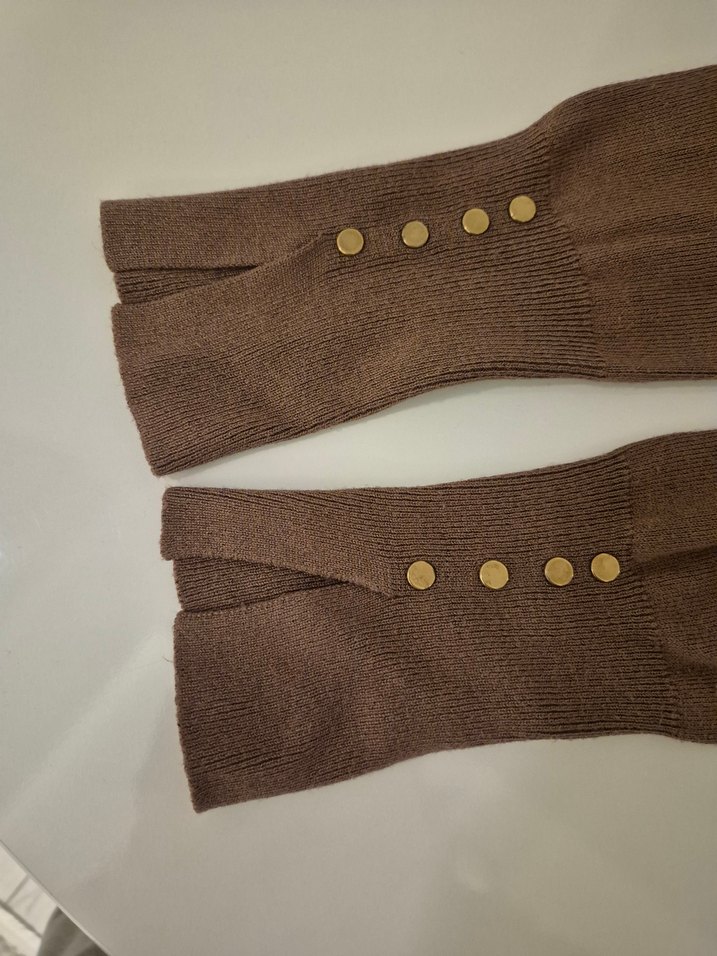 Kadın Kahverengi Balıkçı Yaka Kazak - Görsel 3