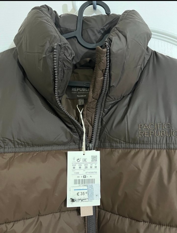 Kahverengi Kemerli Kadın Kışlık Mont - Görsel 2