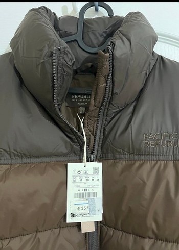 Kahverengi Kemerli Kadın Kışlık Mont - Görsel 3