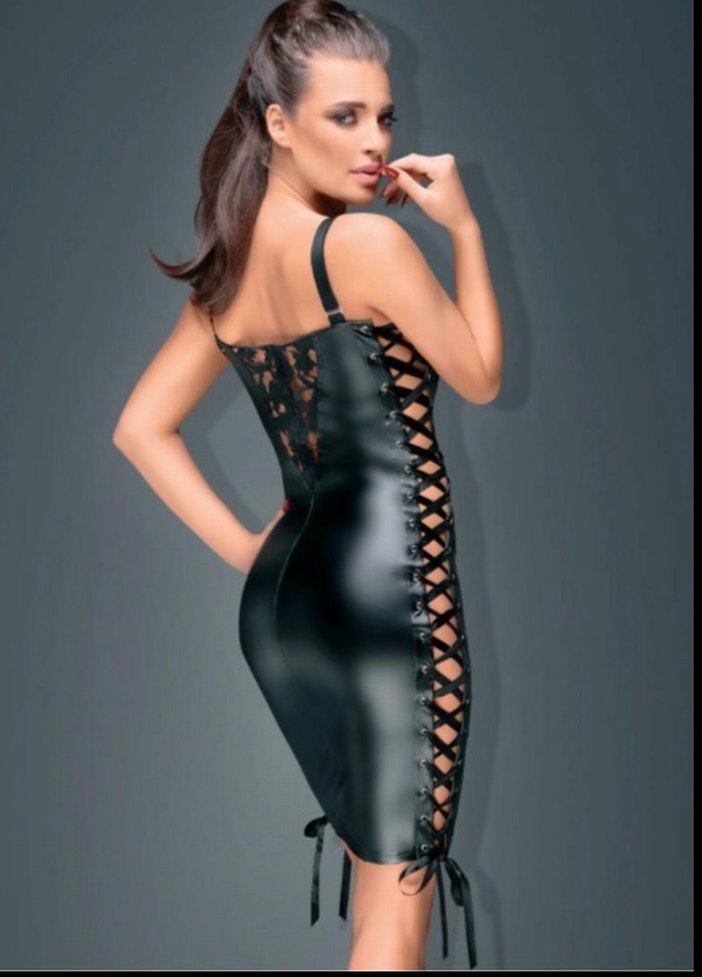 Deri fantazi gecelik - Görsel 2