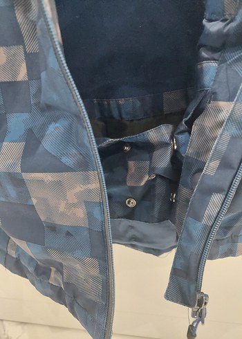 Erkek Çocuk Mavi Gri Fermuarlı Ceket 134/140 beden - Görsel 6