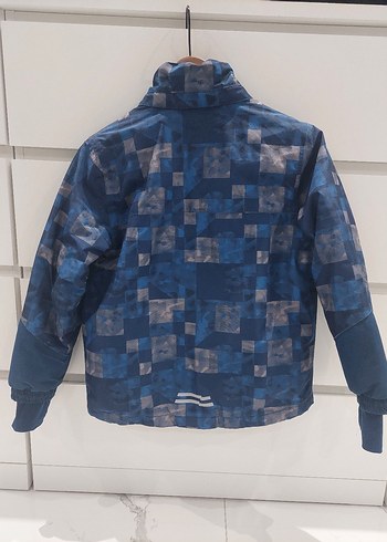 Erkek Çocuk Mavi Gri Fermuarlı Ceket 134/140 beden - Görsel 5