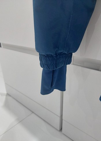 Erkek Çocuk Mavi Gri Fermuarlı Ceket 134/140 beden - Görsel 4